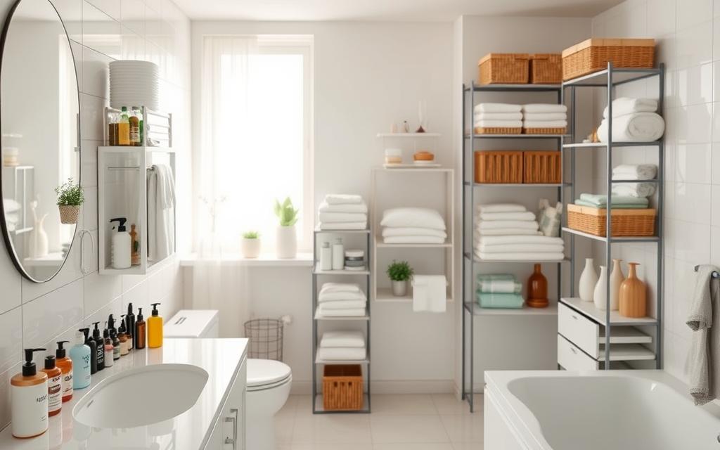 bathroom organization tips and products